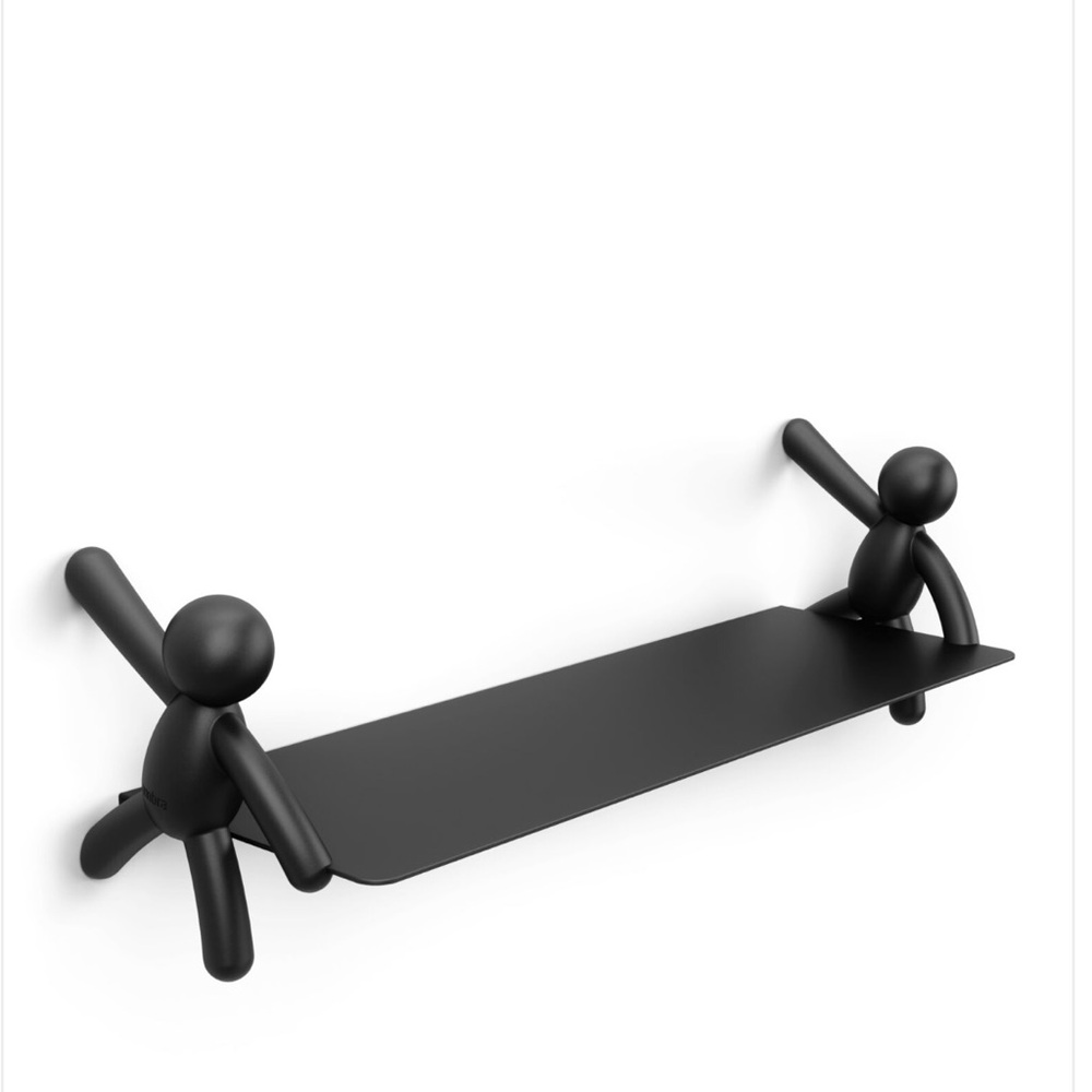 NEW IN BOX - Umbra Black Playful Buddy Shelf
